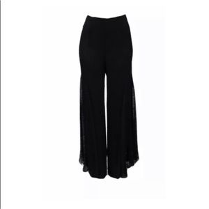 Flores and Flores silk palazzo pants